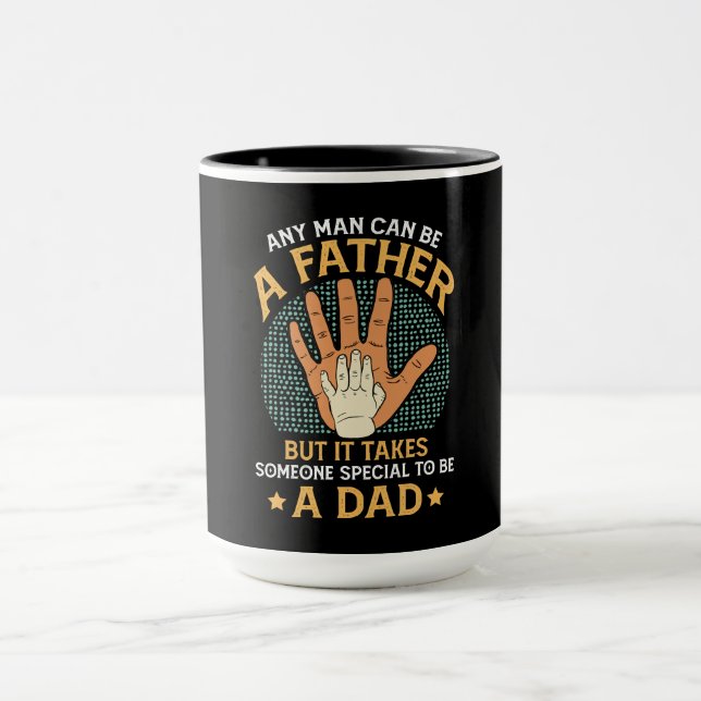 Pappa vs. Pappa: Den uppriktiga skillnaden Mugg (Center)