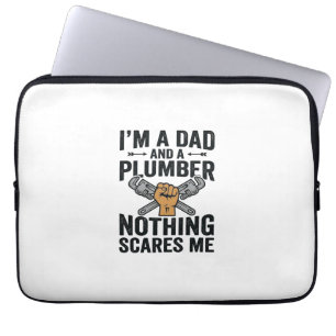 Pappa VVS Inget Skrämmer Mig Vintage T-Shirt Desig Laptop Fodral