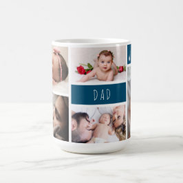 Pappa we Kärlek You Photo Collage Kaffemugg