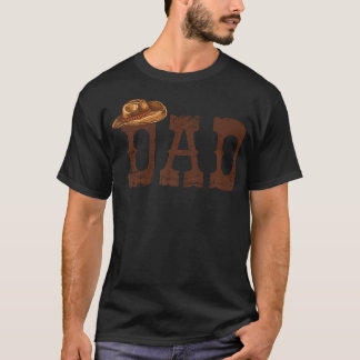 Pappa Westerna familjen Matching Birthday Cowboy C T Shirt
