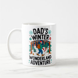 Pappa Winter Wonderland Äventyr Design Kaffemugg