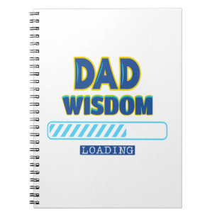 Pappa Wisdom Loading Anteckningsbok