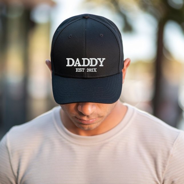 Pappa Year Etablerade Embroied Baseball Cap Broderad Keps (Skapare uppladdad)