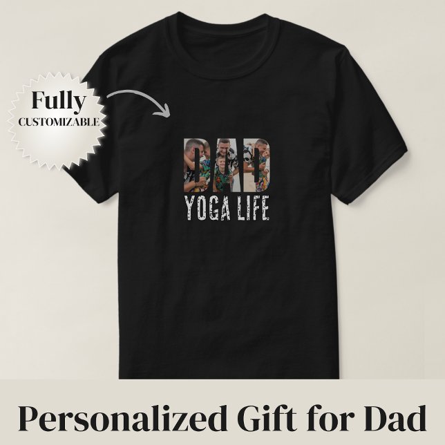 Pappa Yoga Liv T Shirt (Dad Yoga Life T-Shirt)