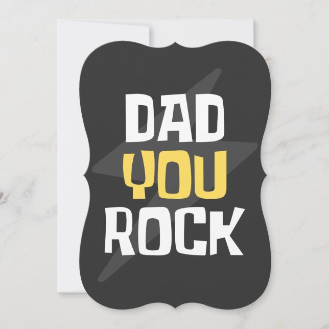 Pappa You Sten - Fars dag / födelsedagspresent Inbjudningar (Framsida)