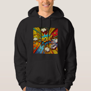 PAPPA! ZAP! Tecknad Action Ord - Roligt och fetsti Hoodie