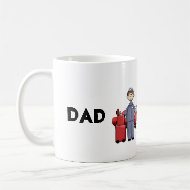 Pappaautomatiskmekaniker Kaffemugg (Vänster)
