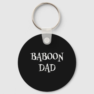 Pappababoons Pappa Rolig Söt Halloween Baboon Älsk Nyckelring