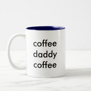 pappabehovskaffe, kaffepappakaffe Två-Tonad mugg