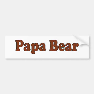 Pappabjörn Bildekal