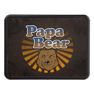 Pappabjörn, kall fars dagvintageLook Dragkroksskydd