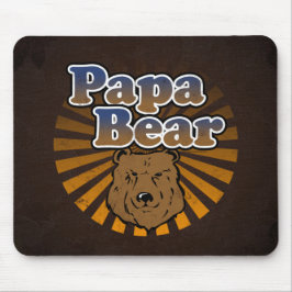 Pappabjörn, kall fars dagvintageLook Musmatta