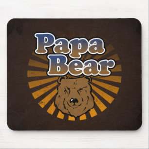 Pappabjörn, kall fars dagvintageLook Musmatta
