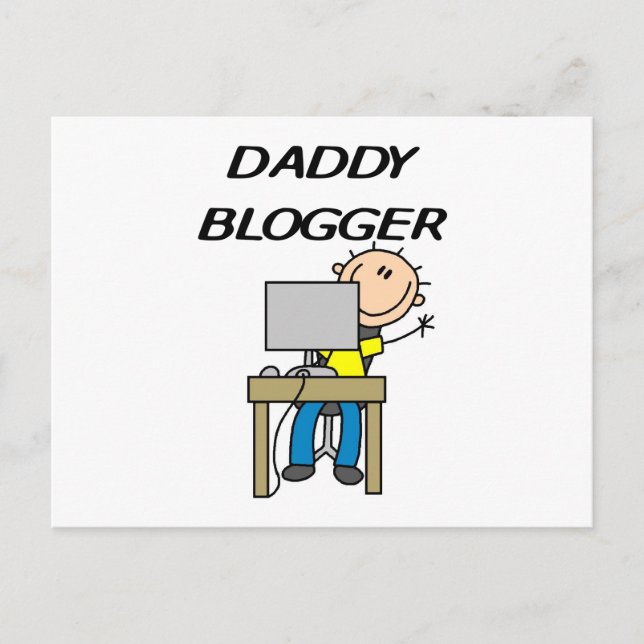 Pappabloggare Vykort (Framsida)