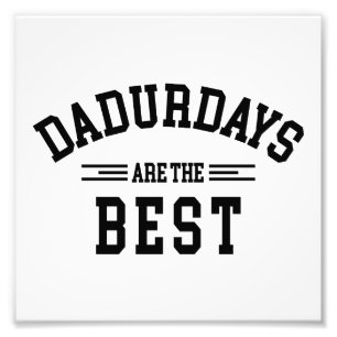 Pappadagar är den bästa helgen för far och barn fototryck