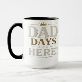 PAPPADAGARNA ÄR HÄR PREMIUM VIBE MUGG