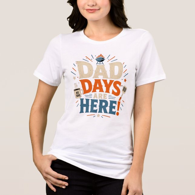 PAPPADAGARNA ÄR HÄR T SHIRT (Framsida)