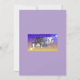 Pappadagens gratulationskort julkort