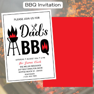 Pappadagens grillfest inbjudningar