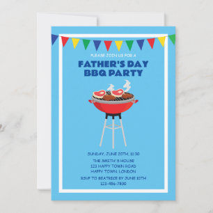 PAPPADAGENS GRILLFEST MED EGEN DESIGN INBJUDNINGAR