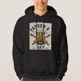 Pappadagens öl & grillig rolig hoodie