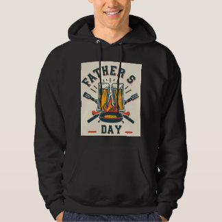 Pappadagens öl & grillig rolig hoodie