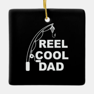 Pappadags Reel Cool Pappa Julgransprydnad Keramik