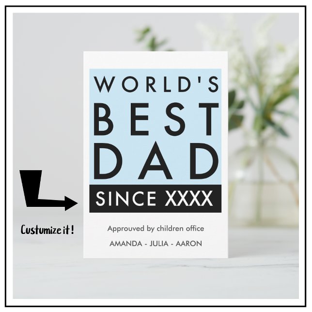 Pappadagskort bästa någonsin kort (Skapare uppladdad)