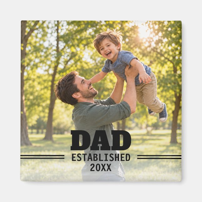 Pappafödelsedagspresent Magnet (Framsidan)