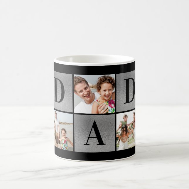 Pappafoto Collage Kaffemug Kaffemugg (Center)