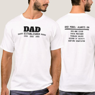 Pappagåva för faderskapet t shirt