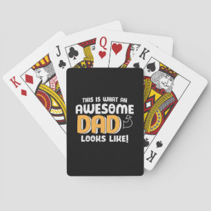 Pappagåva Hur en fantastisk pappa ser ut Casinokort