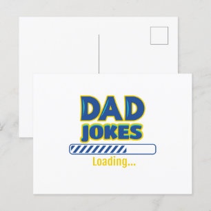 Pappajokes laddar vykort