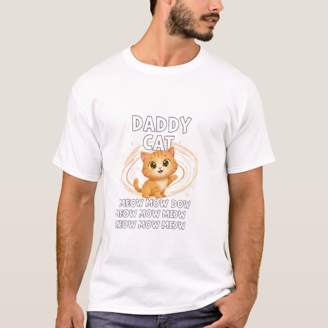 Pappakatt jamar spiral t shirt (Framsida)