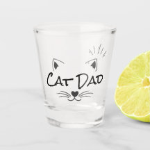 Pappakatt Shotglas - Roligt Kattälskare-present fö