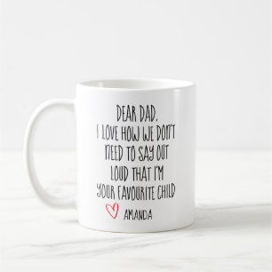 Pappakopp, Favoritbarn, Personlig kopp, Kaffemugg