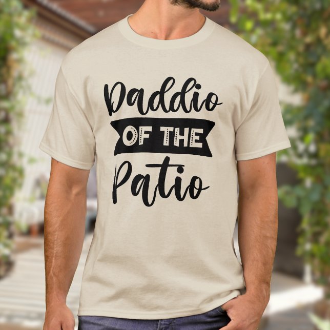 Pappaledaren på uteplatsen Fars dag Pappa T Shirt (Skapare uppladdad)