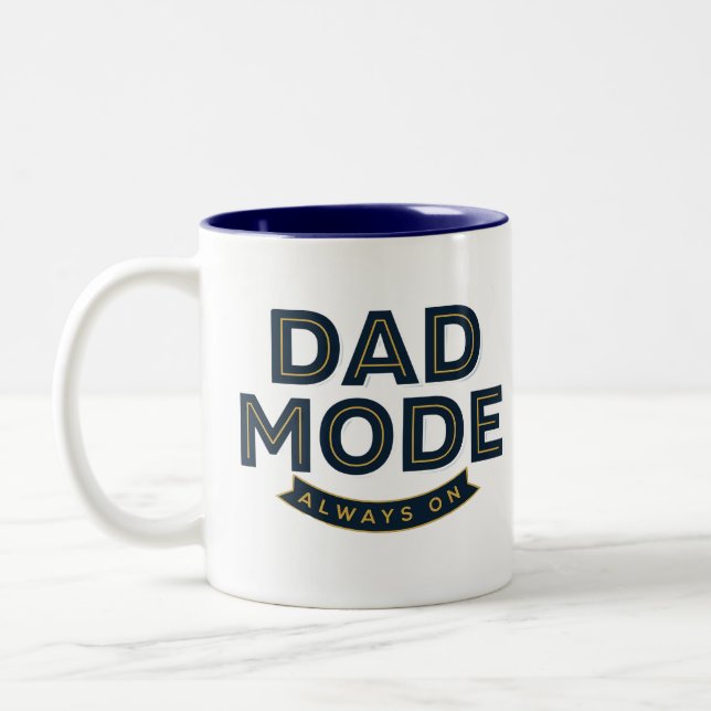 PAPPAMODE ALLTID PÅ Rolig kaffemugg för pappor (Vänster)