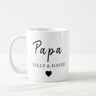 Pappamugg från barn Personlig fadersdagspresent Kaffemugg