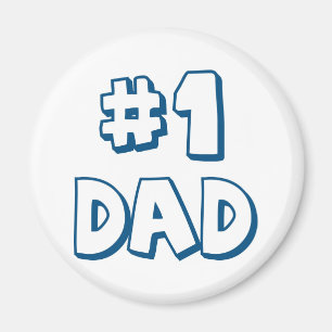 Pappan #1 numrerar en pappa fars daggåvor magnet