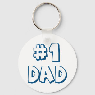 Pappan #1 numrerar en pappa fars daggåvor nyckelring