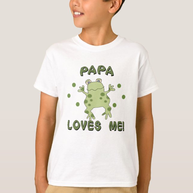 Pappan älskar mig grodan tee (Framsida)