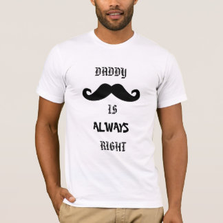 Pappan är alltid den högra fars dagtshirten tee shirt
