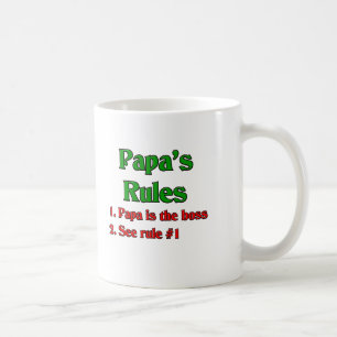 Pappan är chefen kaffemugg