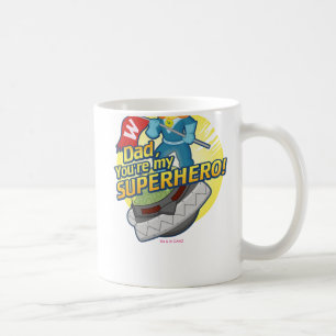 Pappan är du min Superhero Kaffemugg