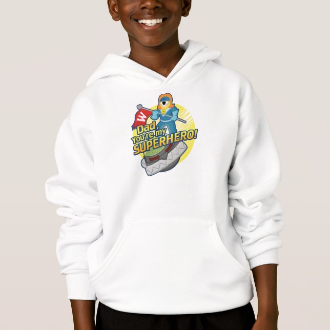 Pappan är du min Superhero T-shirt (Framsida)