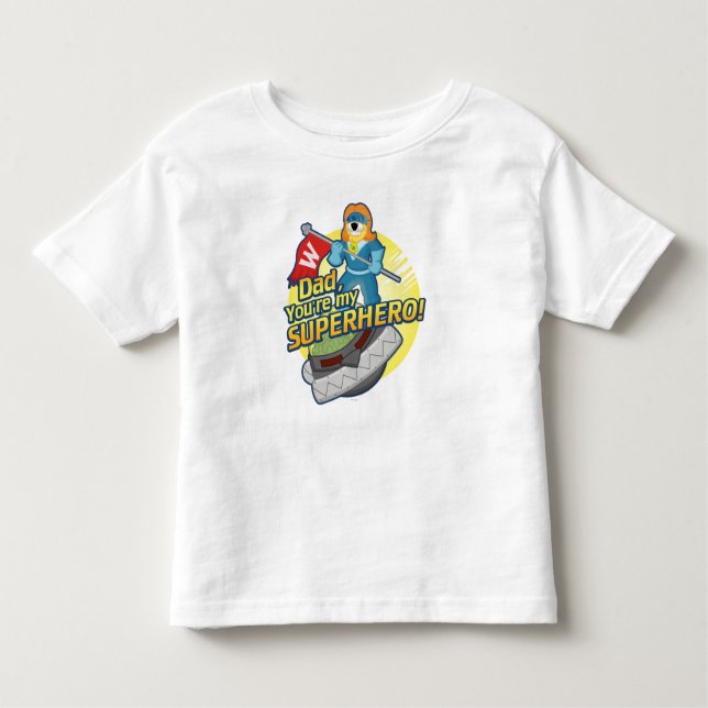 Pappan är du min Superhero Tee Shirt (Framsida)