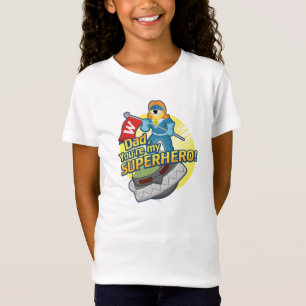 Pappan är du min Superhero Tee Shirt