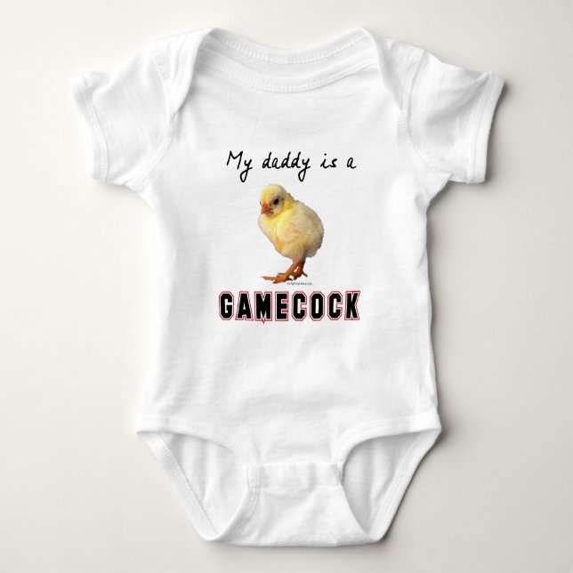 Pappan är en gamecock tee (Framsida)