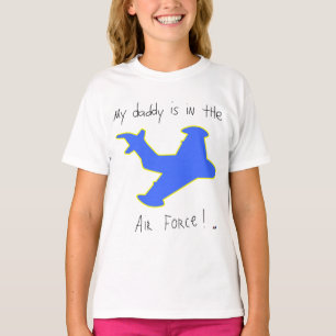 Pappan är i flygvapnet tee shirt